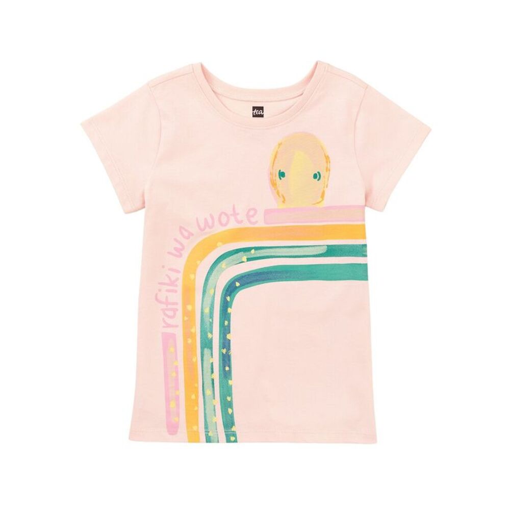 Tea Collection Girls  Rainbow Octopus Graphic Tee